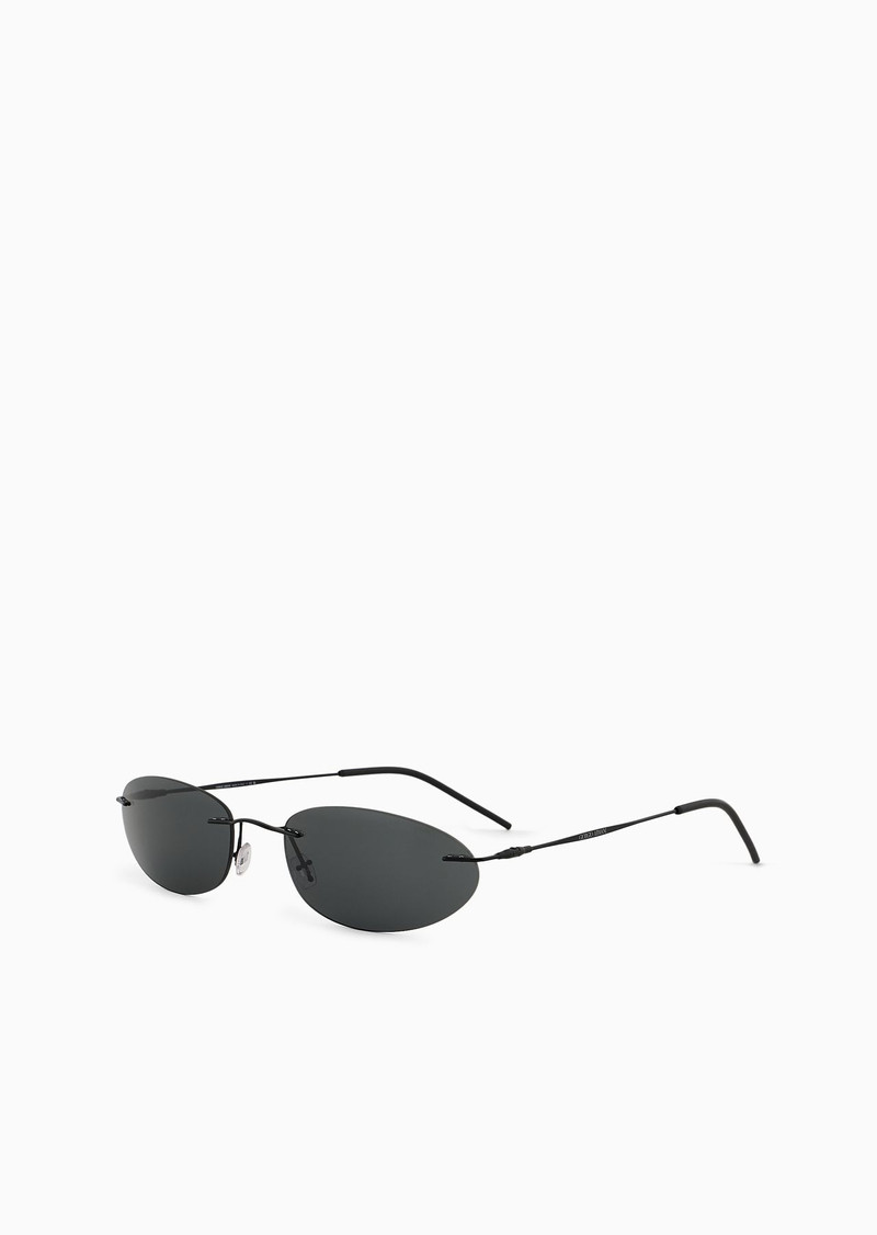 GIORGIO ARMANI Oval women’s sunglasses outlook