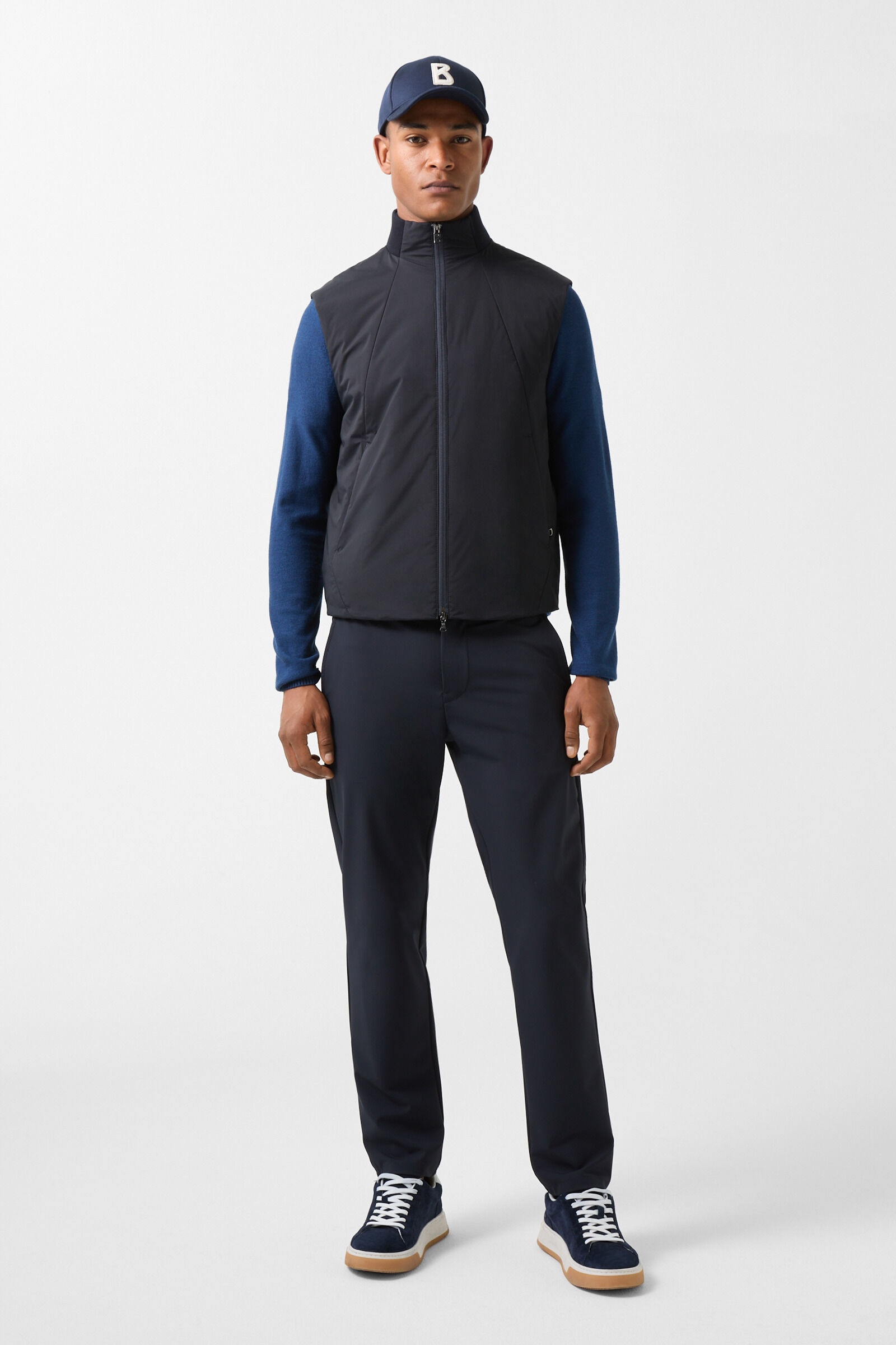 Lenny Vest in Navy blue - 4