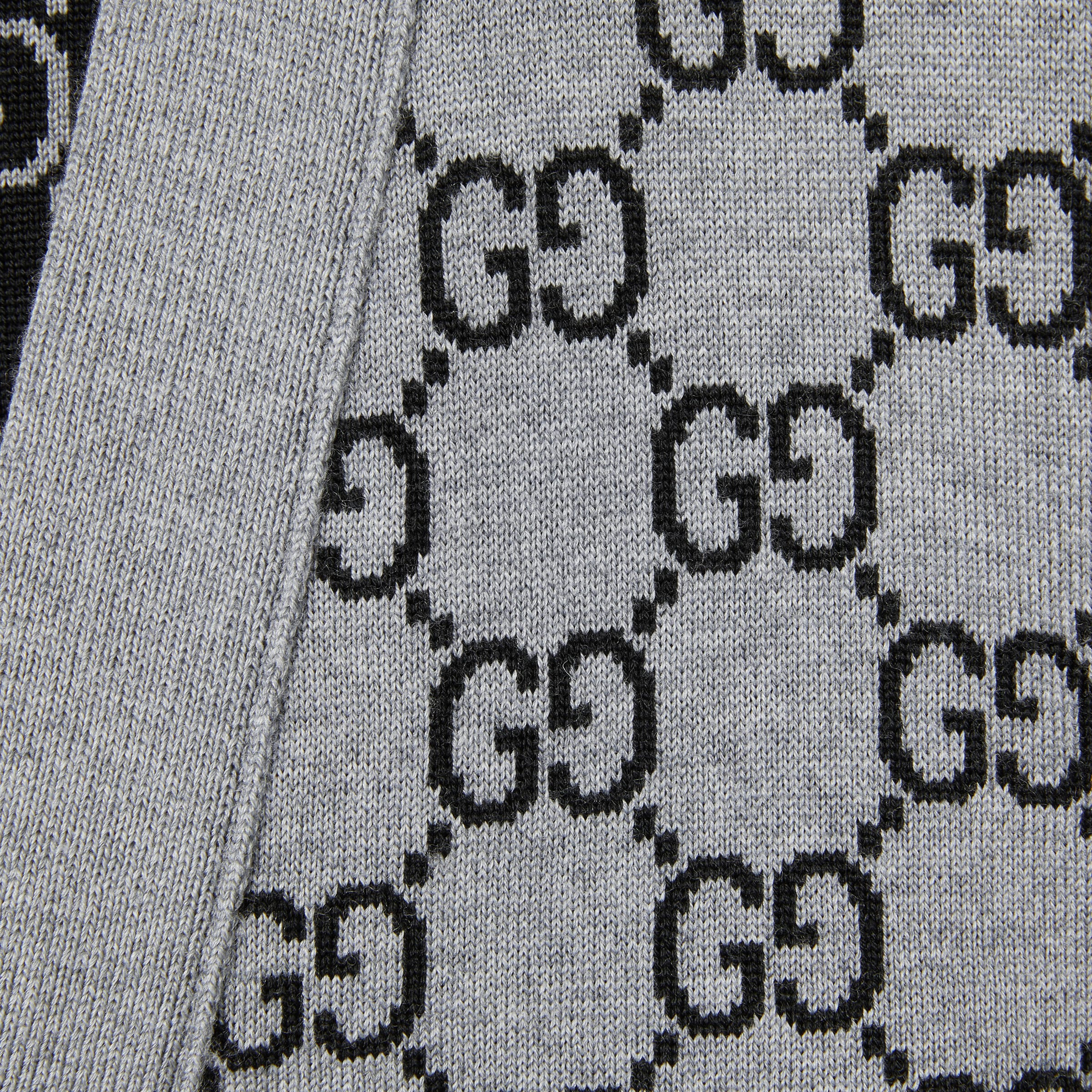 Reversible GG wool jacquard cardigan - 6