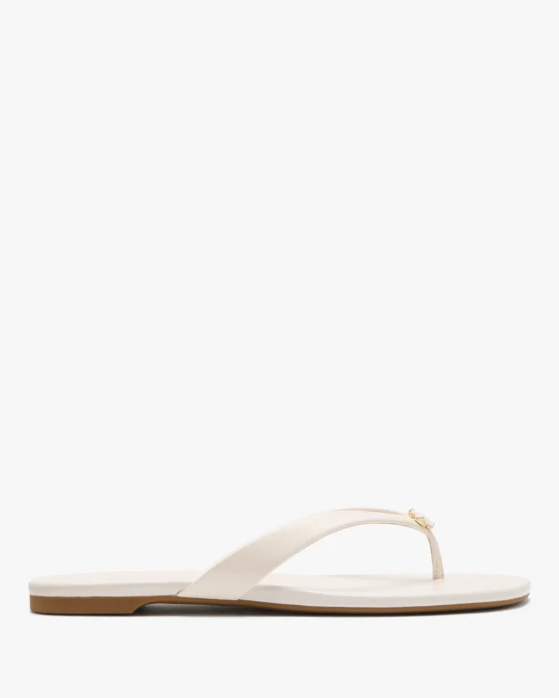 Spade Flower Flip Flops - 1