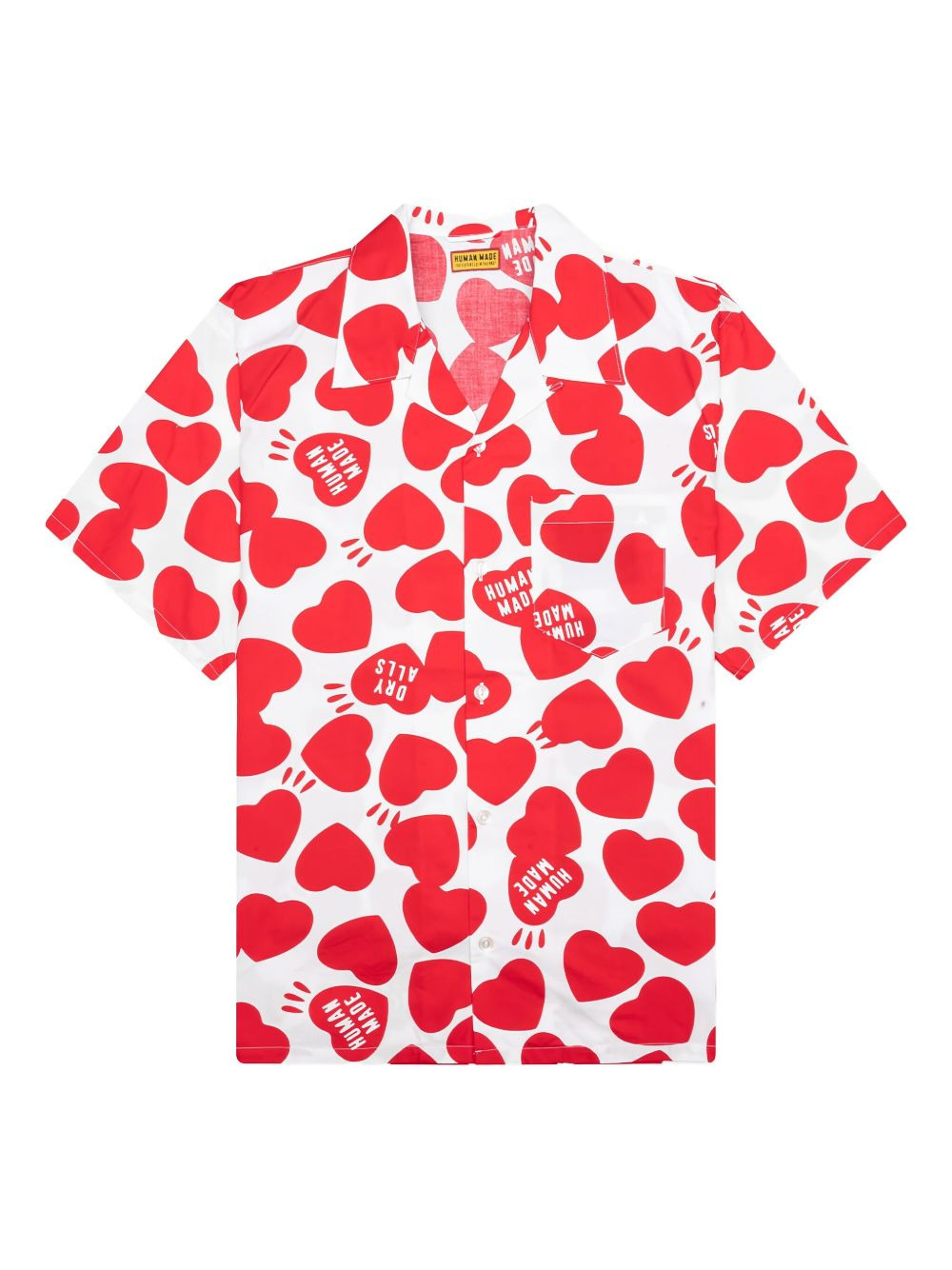 heart-print shirt - 3