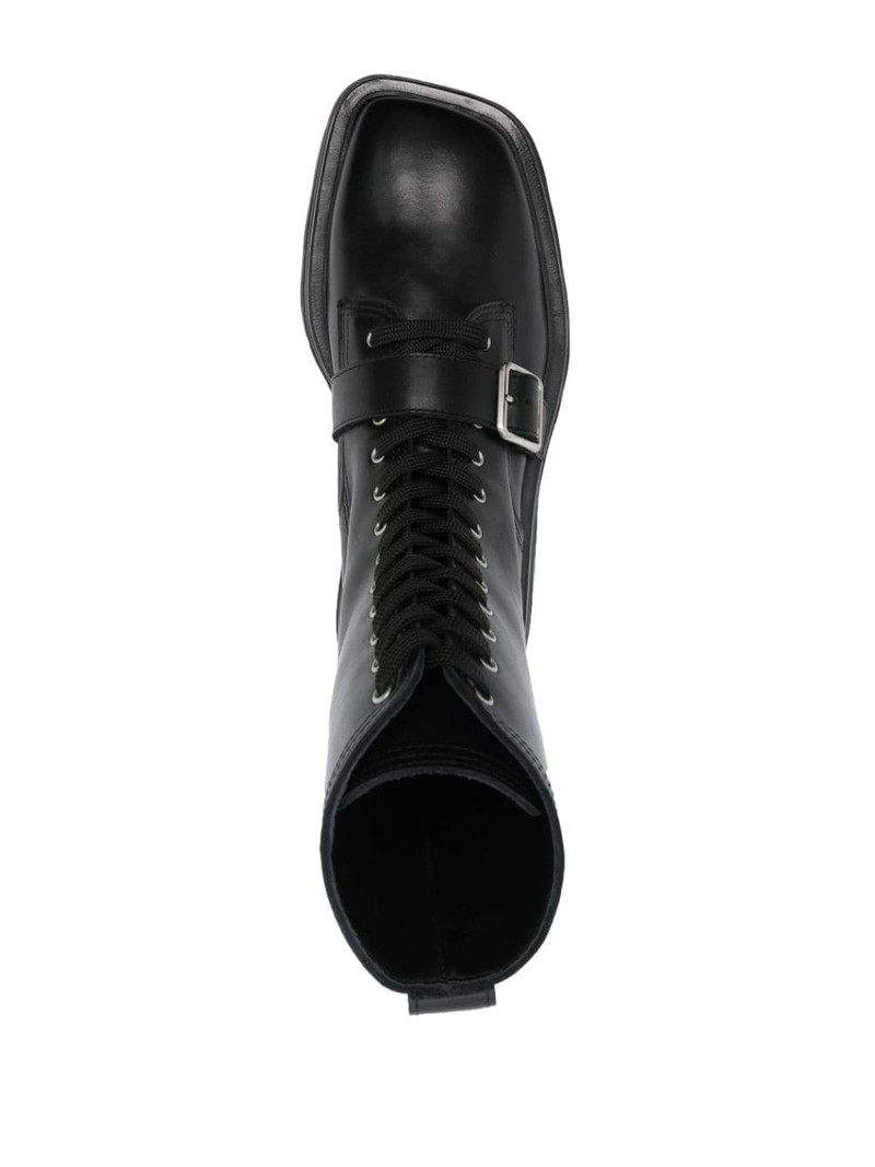 lace-up leather ankle boots 4