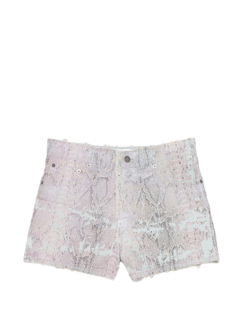 Brit Snake denim shorts 1
