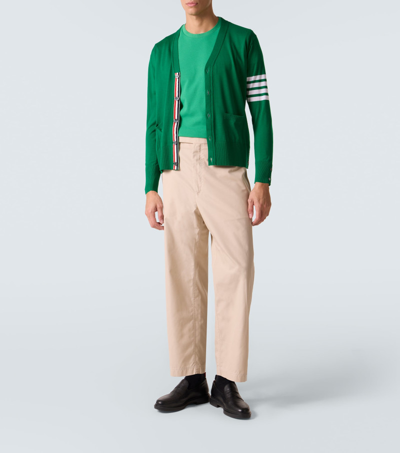 Thom Browne 4-Bar cotton piqué T-shirt outlook