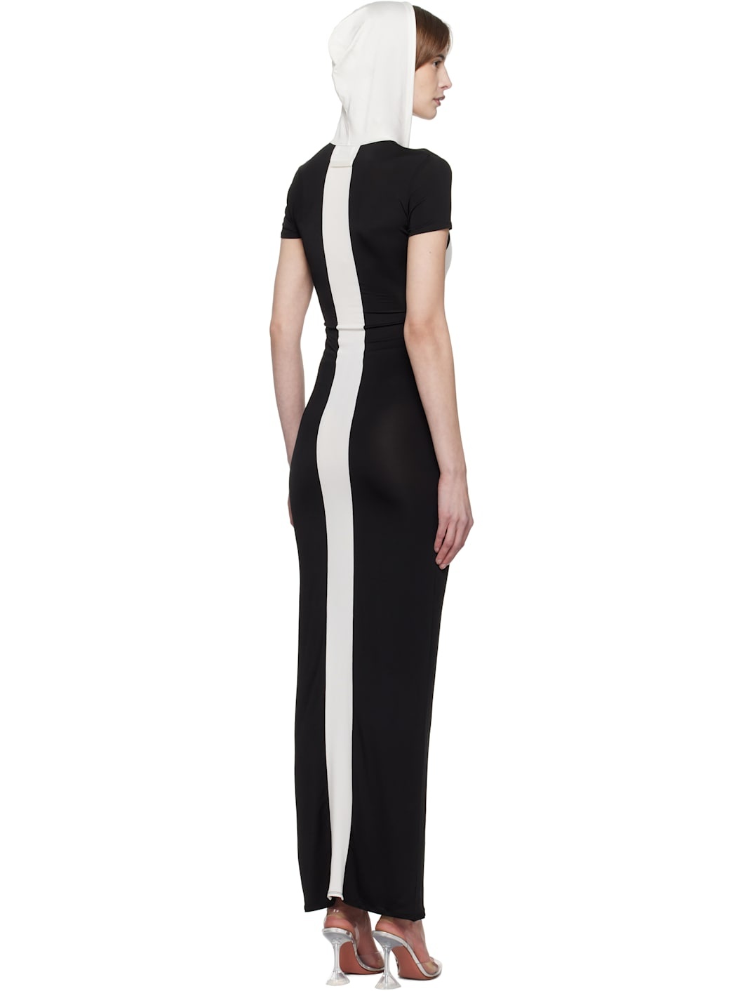 Black & White 'The Chevrons' Maxi Dress - 3