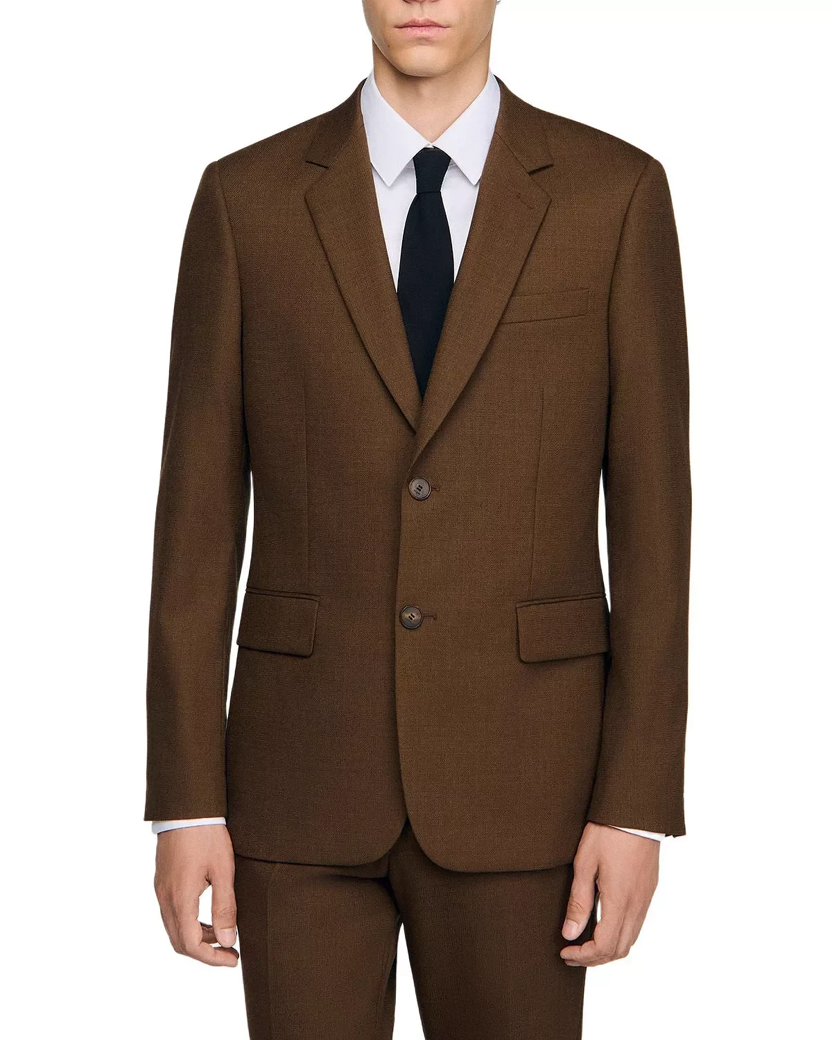 Heather Legacy Wool Blend Suit Jacket - 1