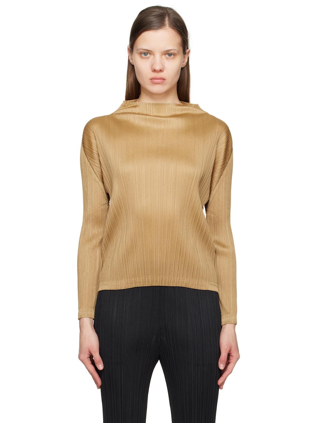 Tan Monthly Colors December Top - 1