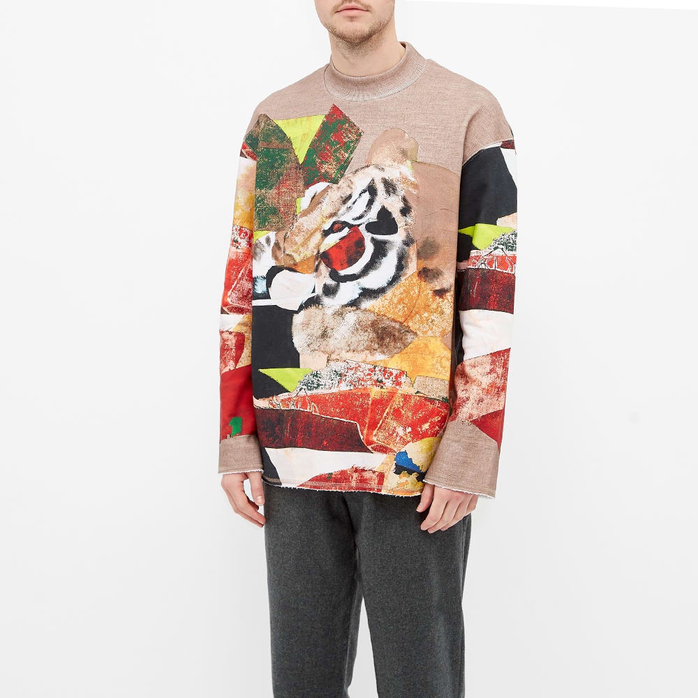 Kenzo Abstract All Over Print Tiger Crew Sweat - 3