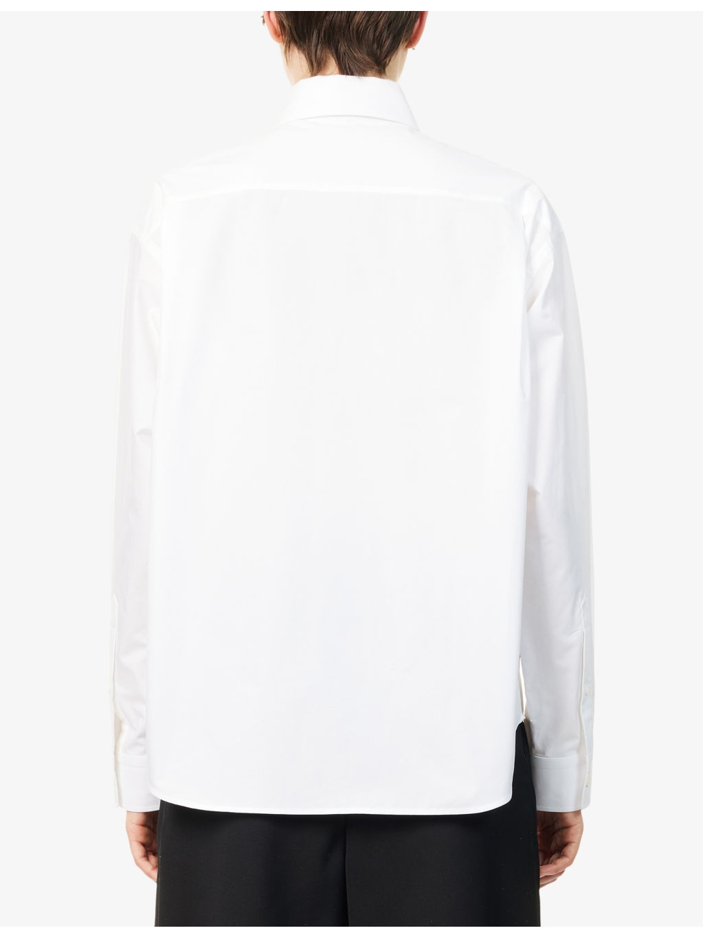 Relaxed-Fit Embroidered-Logo Cotton-Poplin Shirt - 4