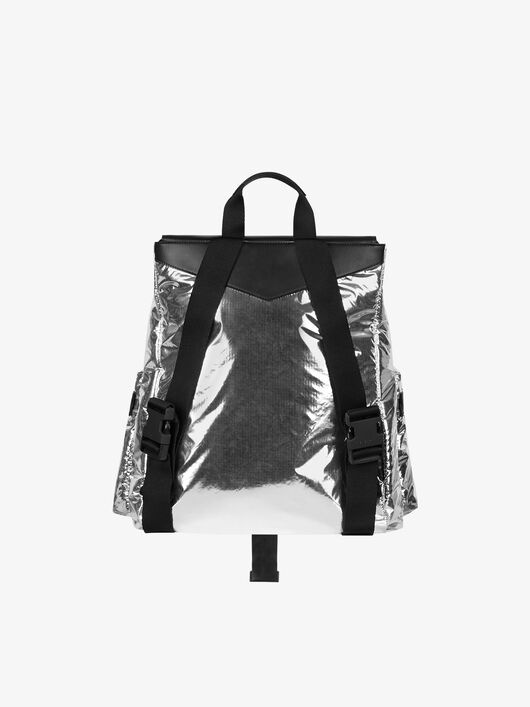 SPECTRE BACKPACK IN METALLIZED NYLON - 4