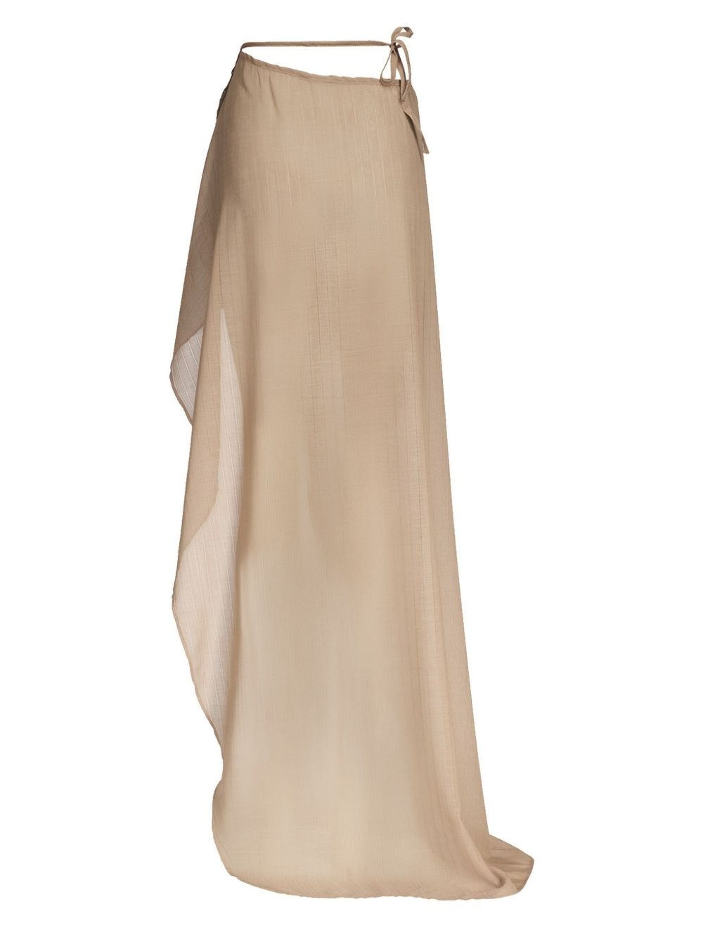 draped maxi skirt - 2