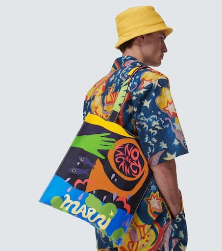 x No Vacancy Inn printed canvas tote bag - 2