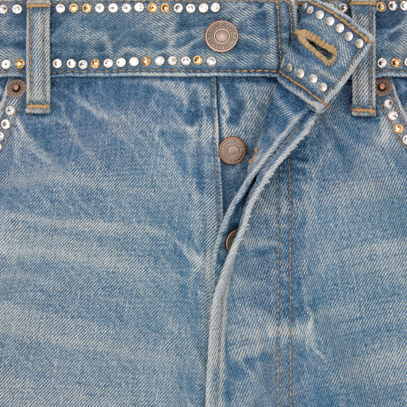 WESLEY SEQUINED JEANS IN ZUMA WASH DENIM 4