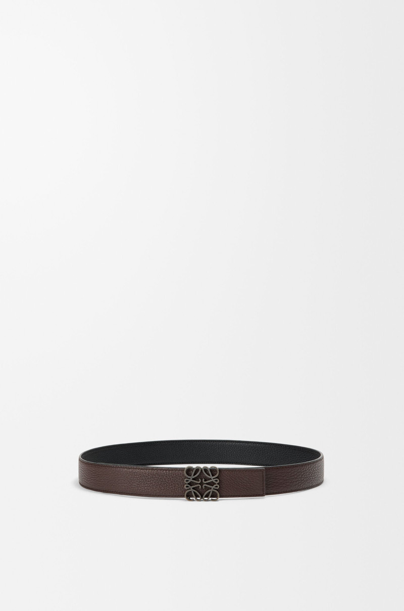 Loewe Reversible Anagram belt in supple grained calfskin outlook