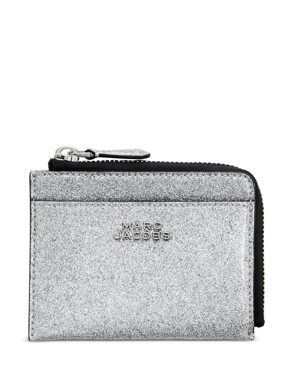 The Coated Glitter zip leather wallet - 1
