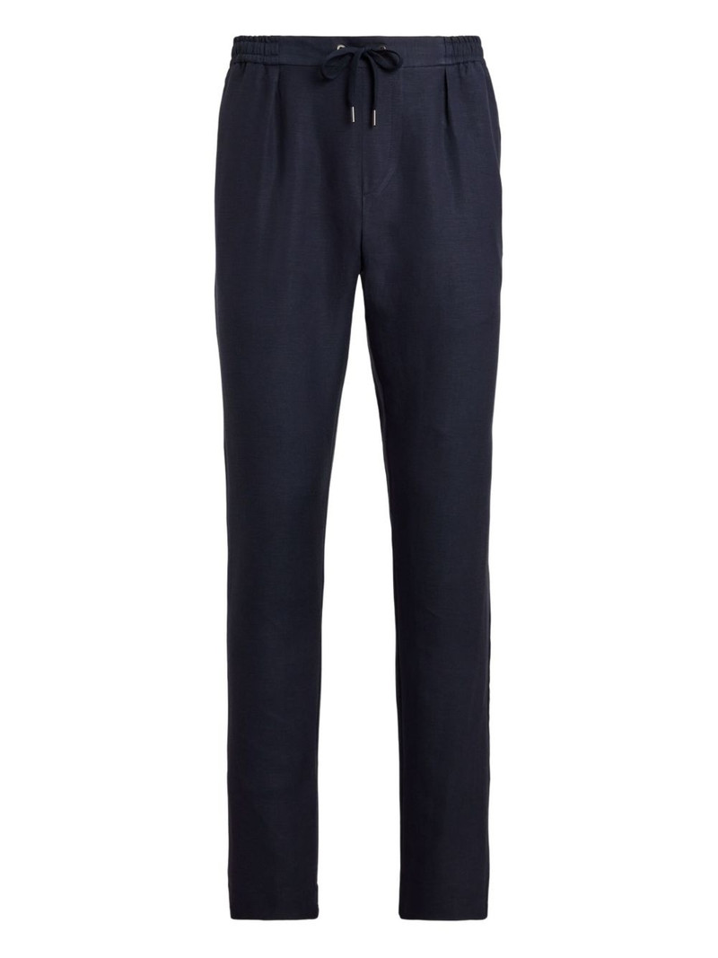 drawstring pleated trousers 1