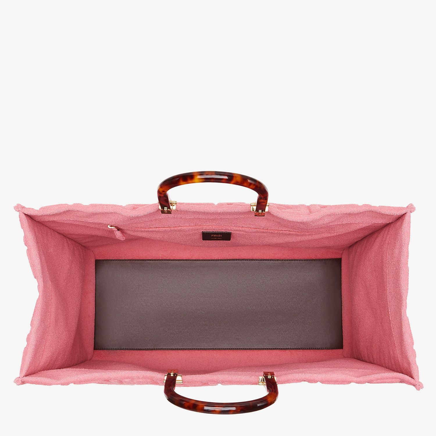 Pink terrycloth shopper - 5