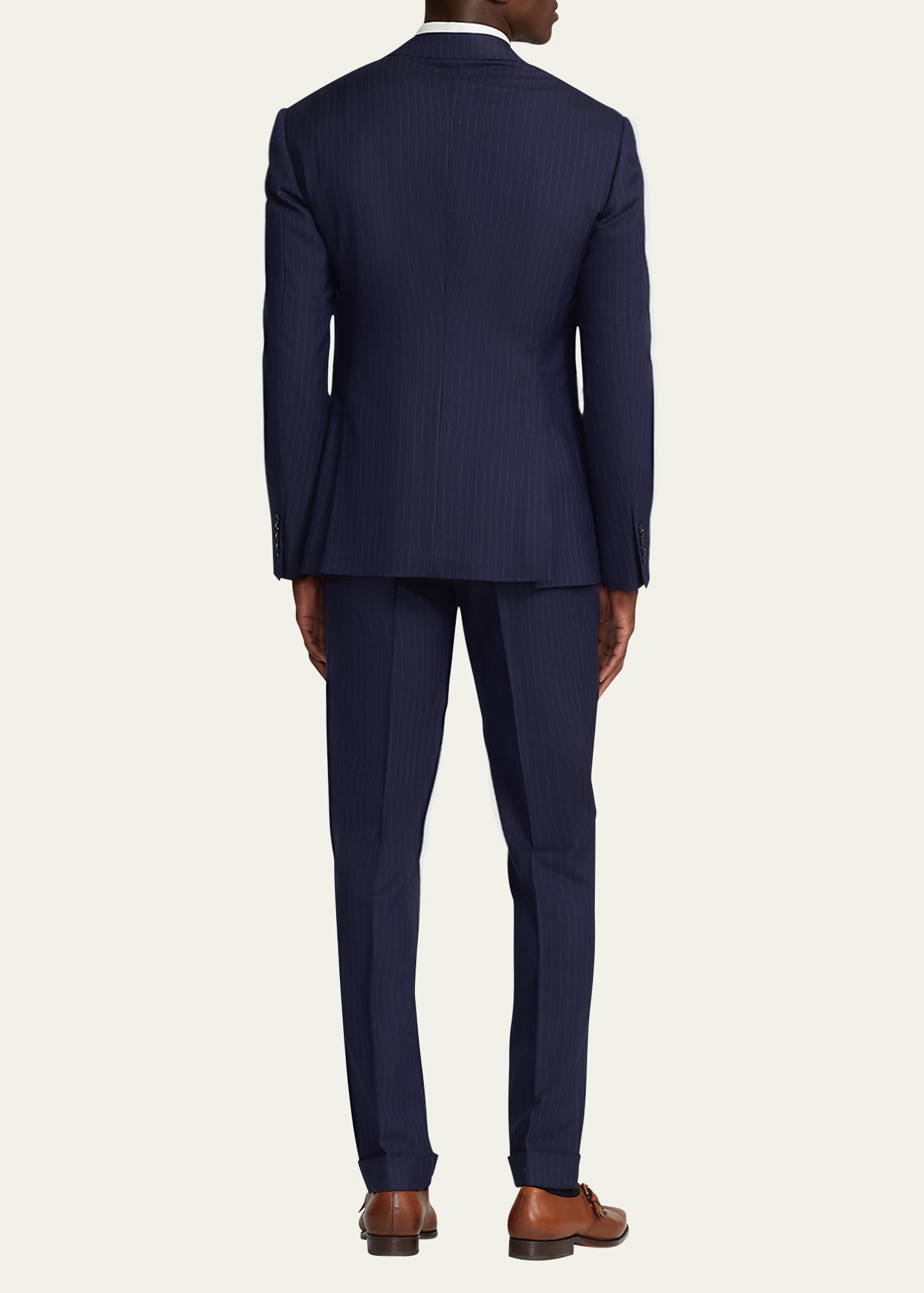 Men's Kent Hand-Tailored Pinstripe Suit - 3