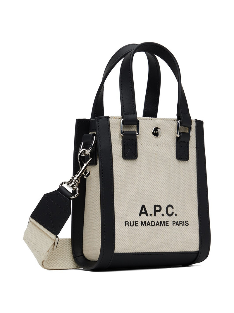 A.P.C. Beige Camille 2.0 Mini Tote outlook