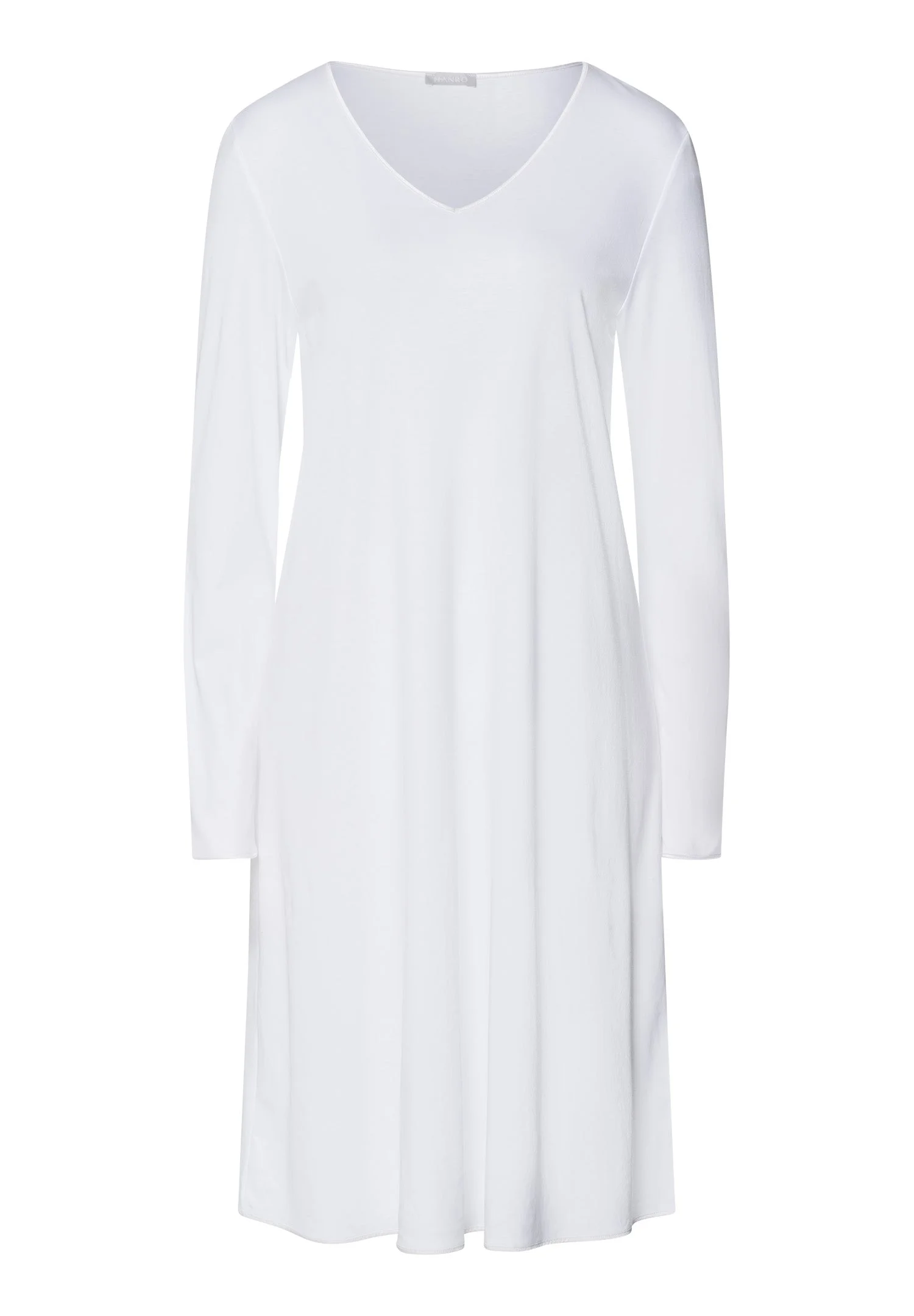 Cotton Silk V-Neck Cotton Nightgown - 1
