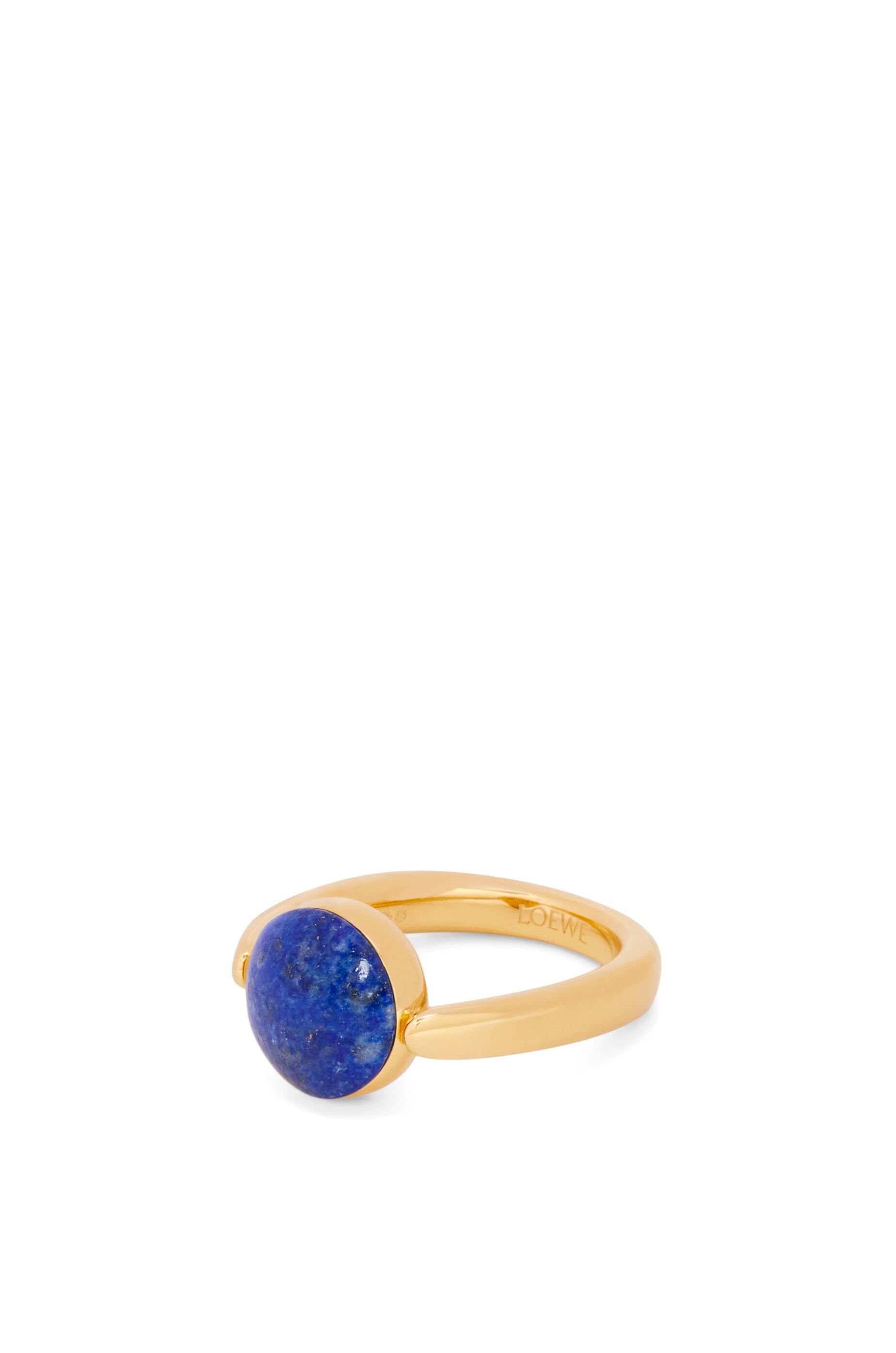 Anagram Pebble ring in sterling silver and lapis lazuli - 1
