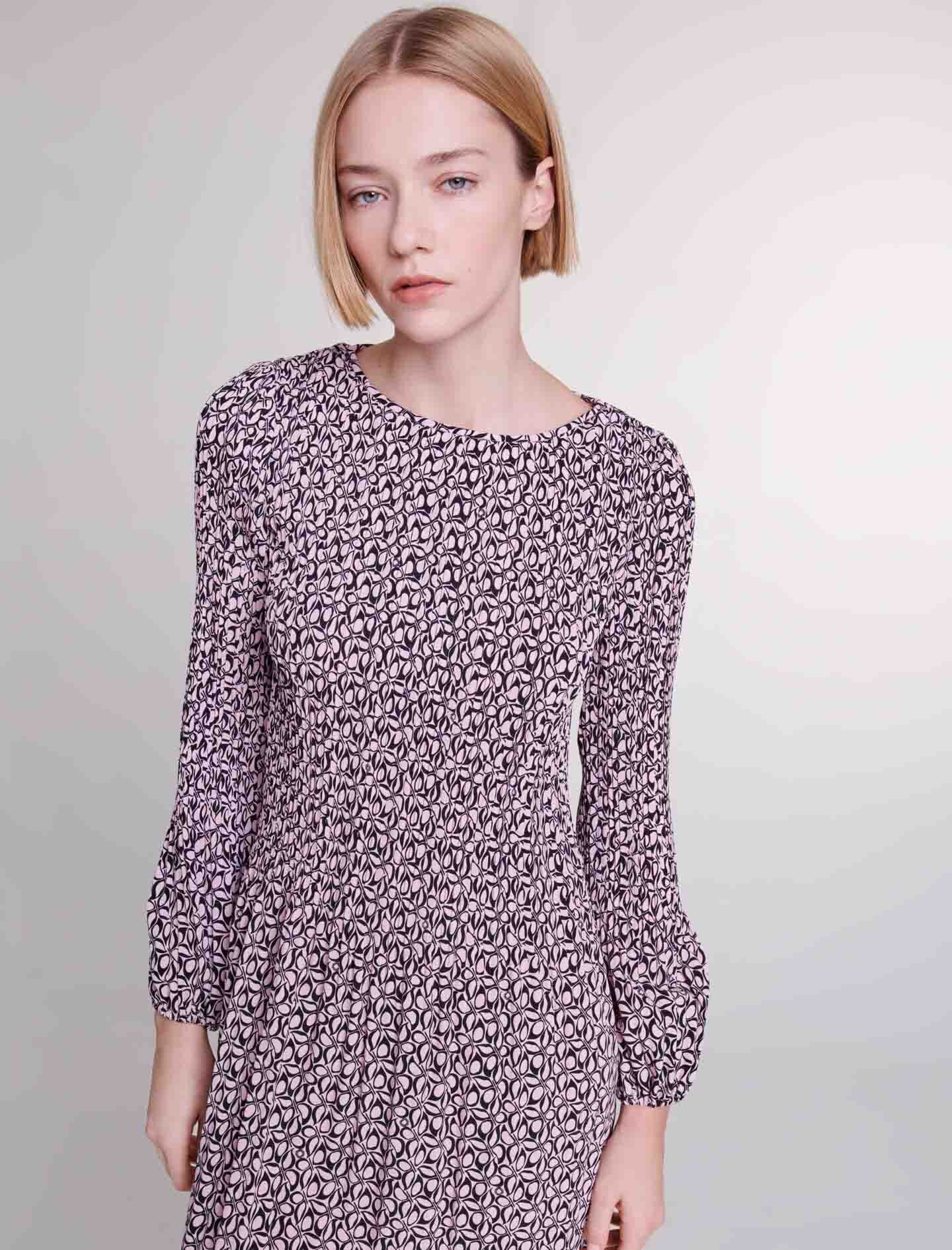 Short patterned dress - 7