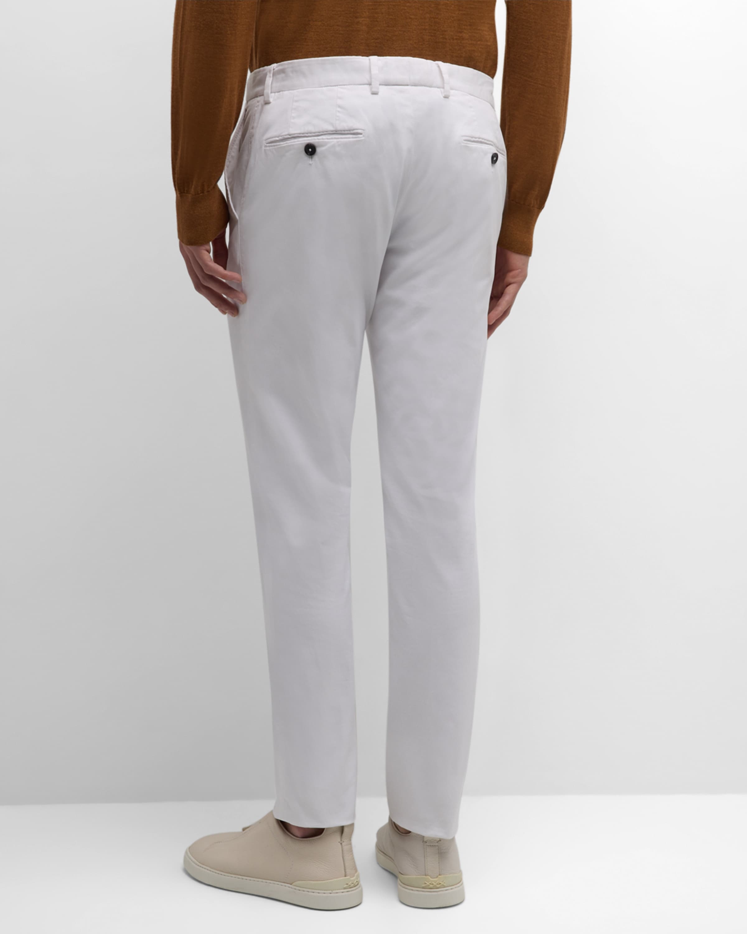 Men's Slim Flat-Front Pants - 3