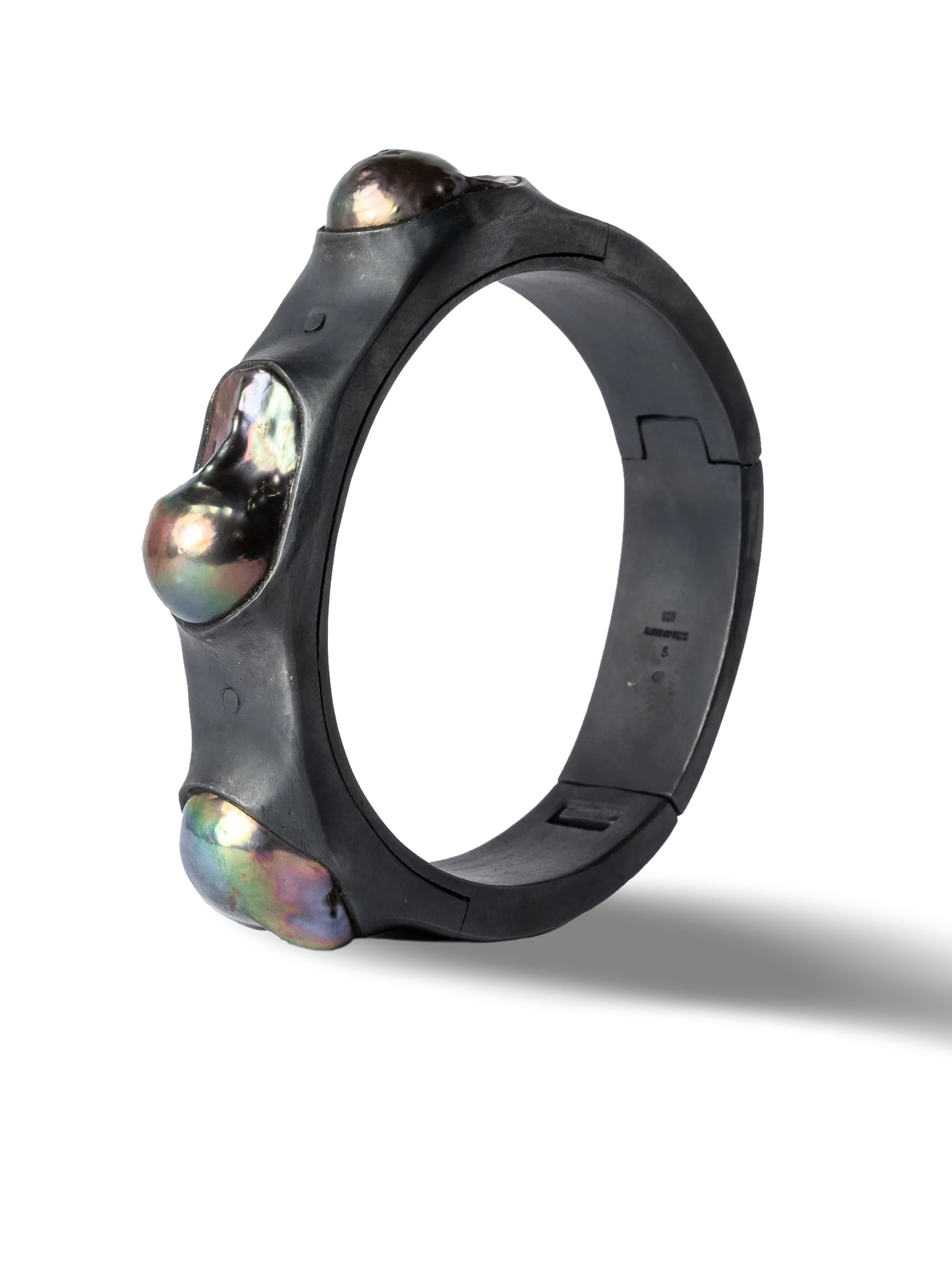 PARTS OF FOUR Sistema Bracelet v2 (Terrestrial Surfaced, 3-Black Rainbow Pearl, 17mm, KA+KPRL) - 2
