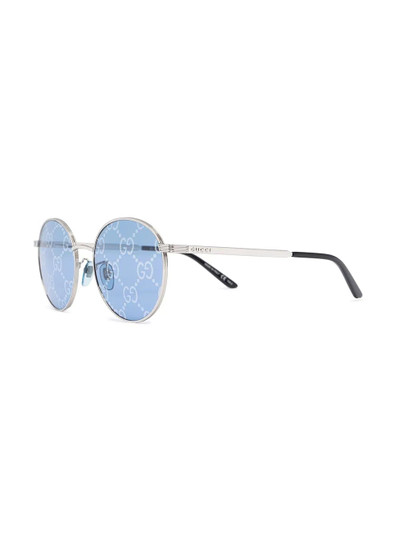 GUCCI GG-lens round-frame sunglasses outlook