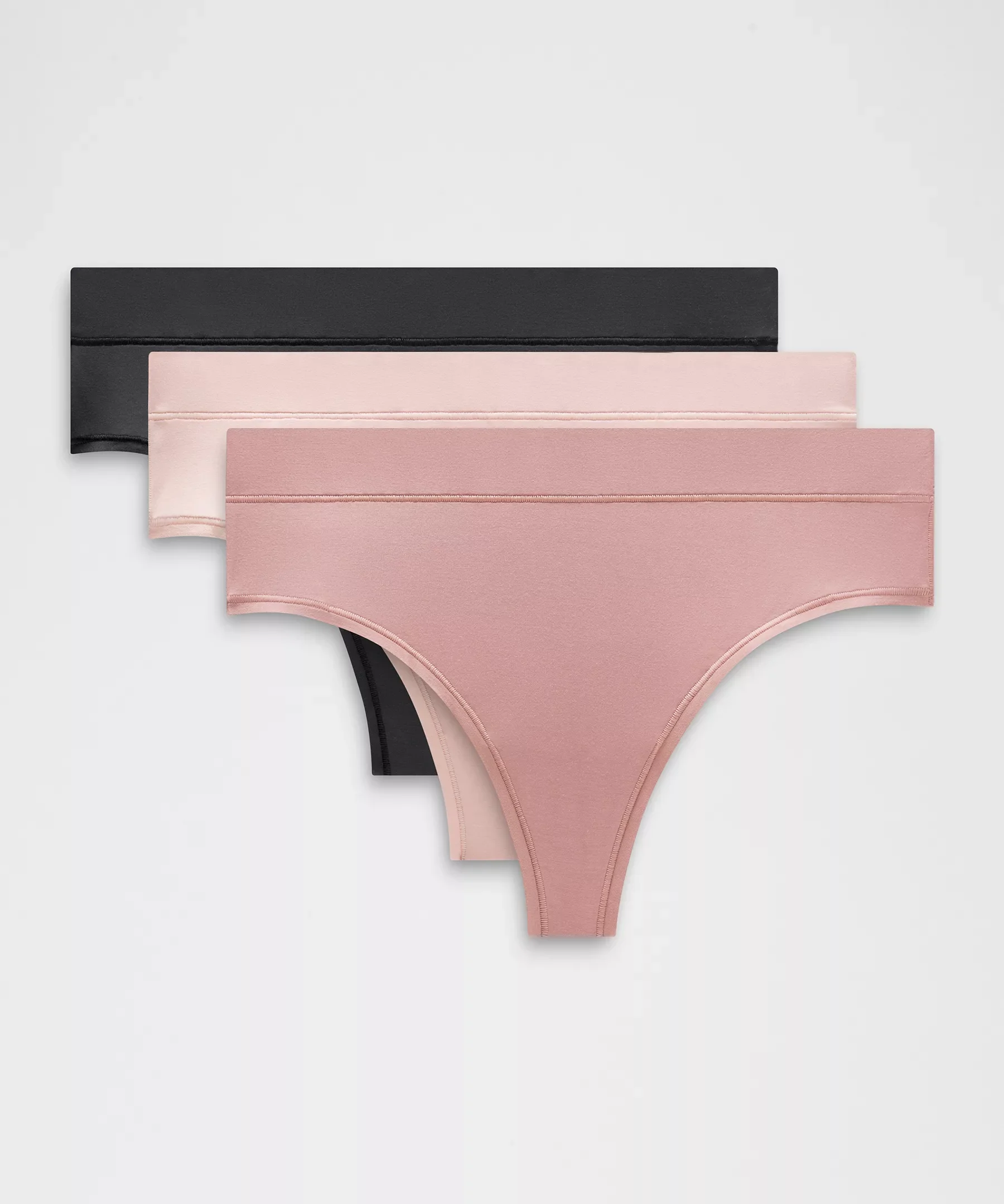 UnderEase High-Rise Thong Underwear *3 Pack - 1