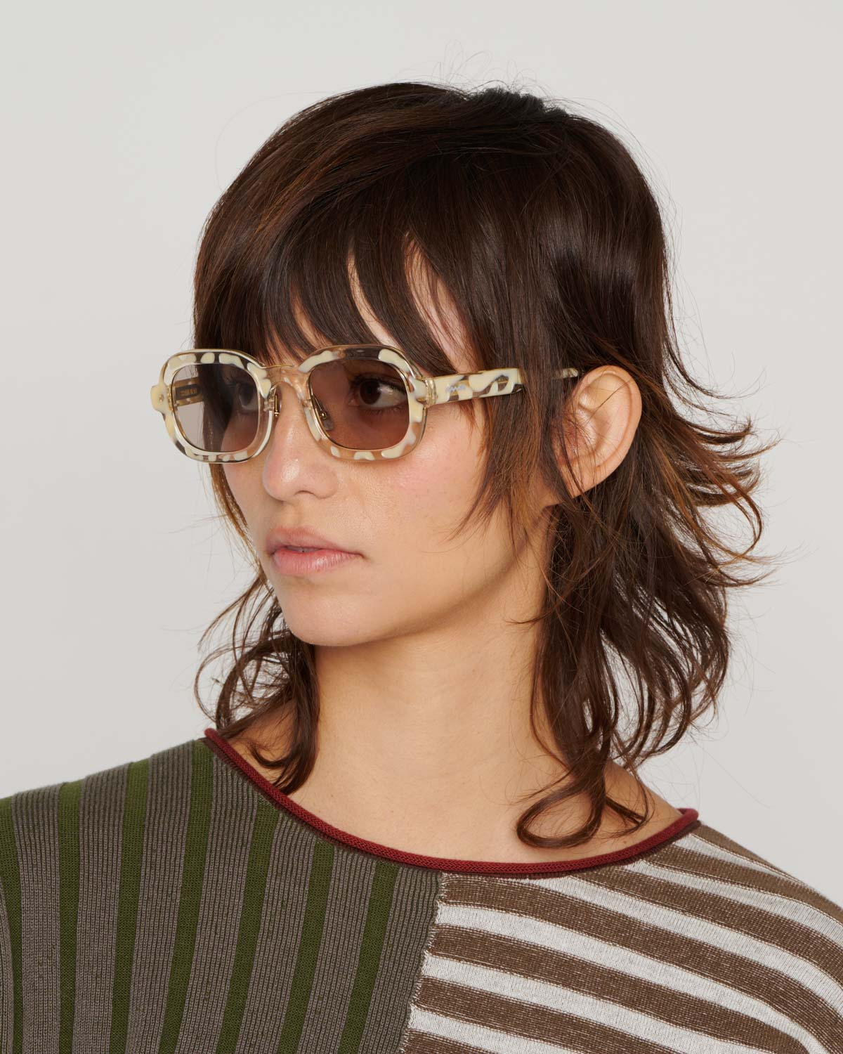 Newman Post Modern Primitive Eye Protection - Milk Tortoise - 2
