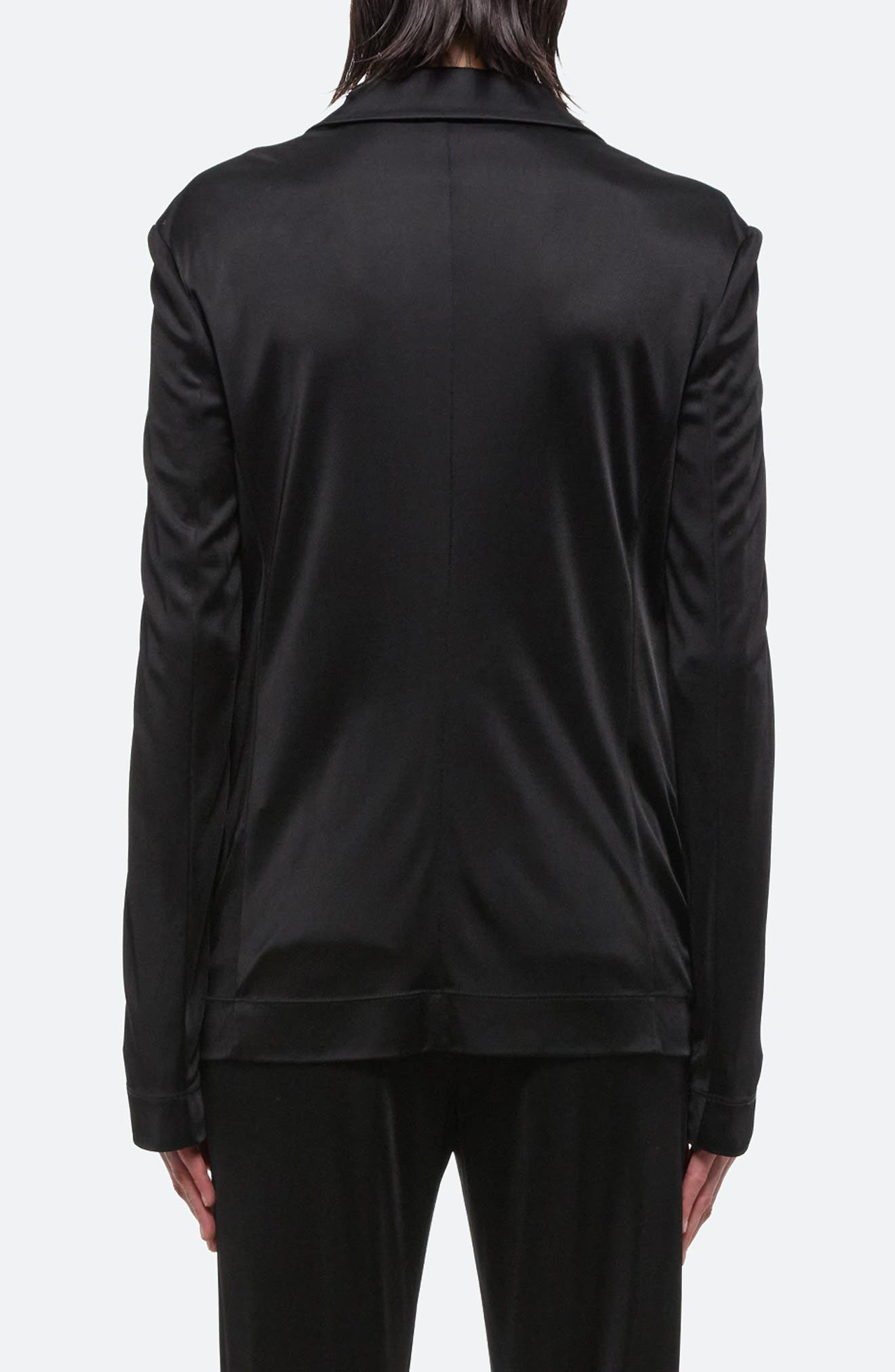 Helmut Lang Fluid Liquid Classic Blazer in Black - 2