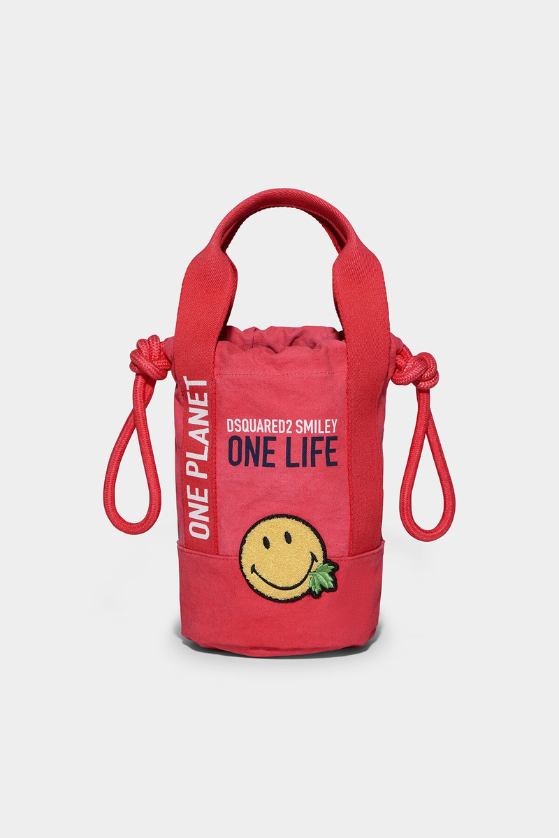 SMILEY ORGANIC COTTON BUCKET BAG 1