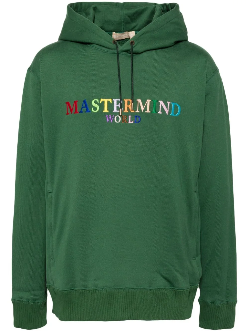 logo-embroidered hoodie - 1