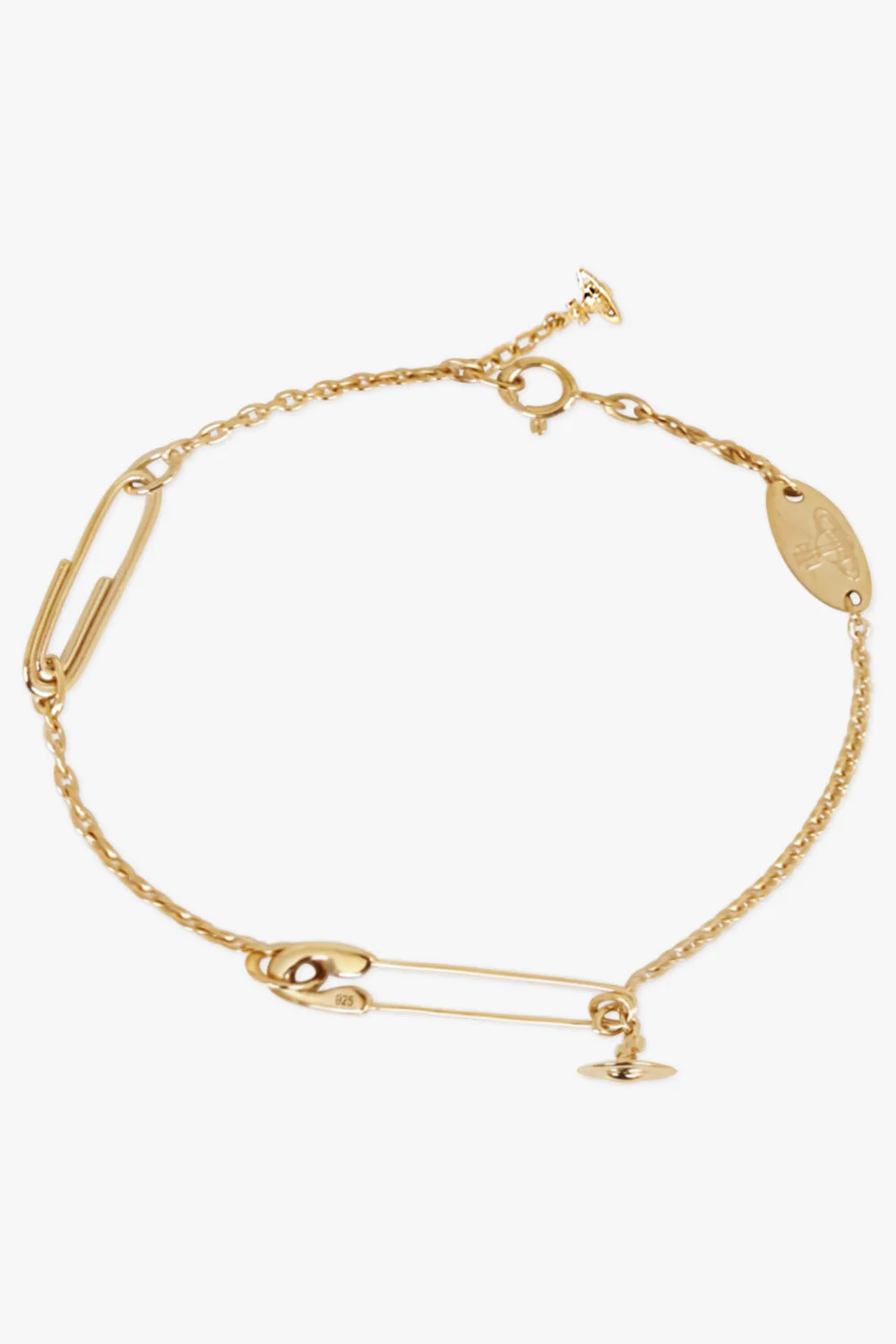 SAFETY PIN BRACELET | GOLD - 1