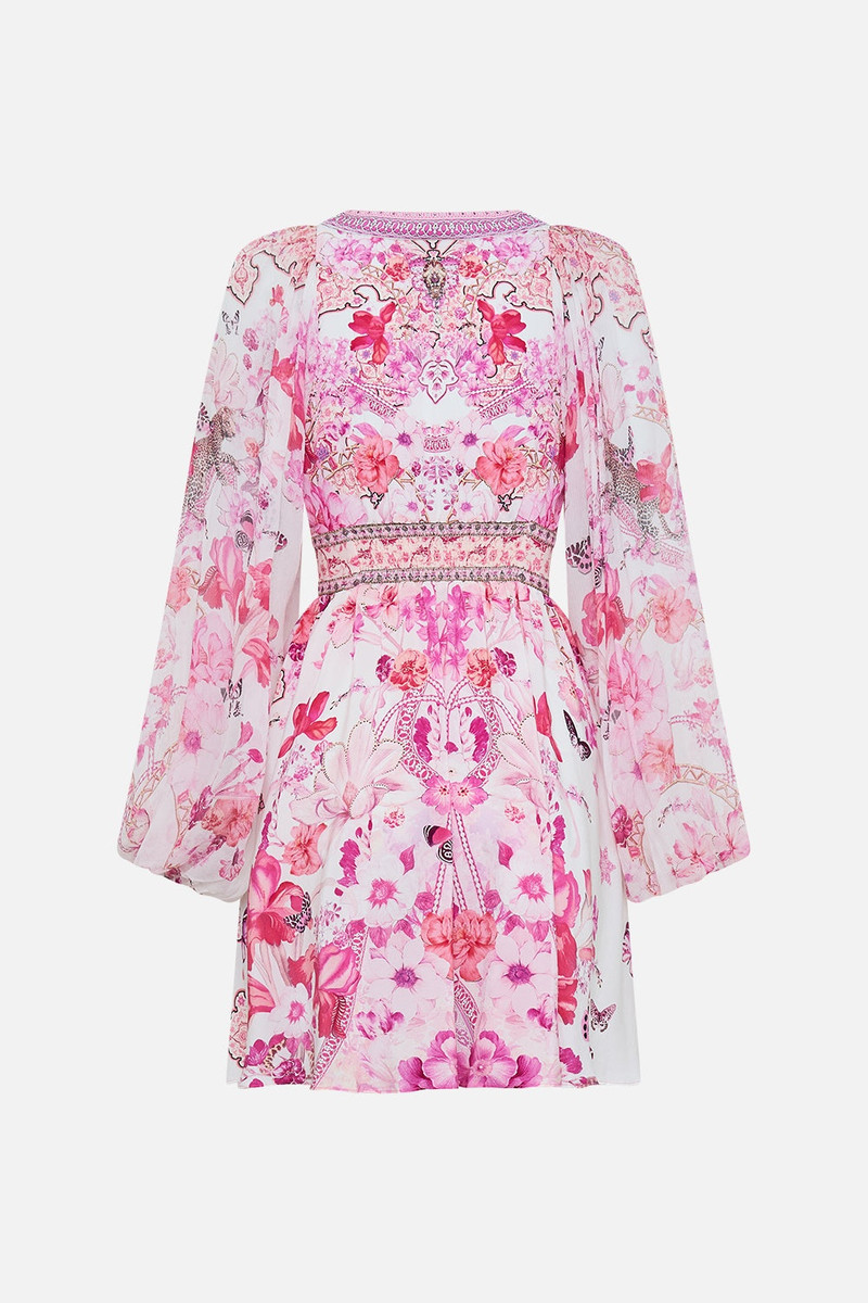 CAMILLA LACE UP FRONT SHORT DRESS outlook