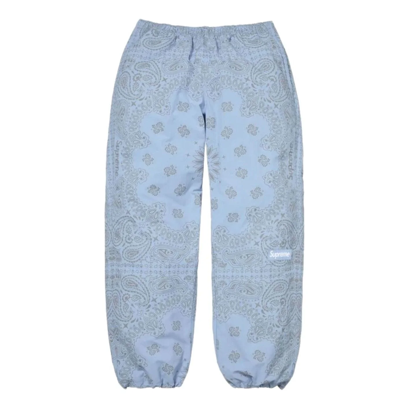 Supreme SS26 Reflective Bandana Track Pant 'Light Blue' SUP-SS26-295-BLU - 1