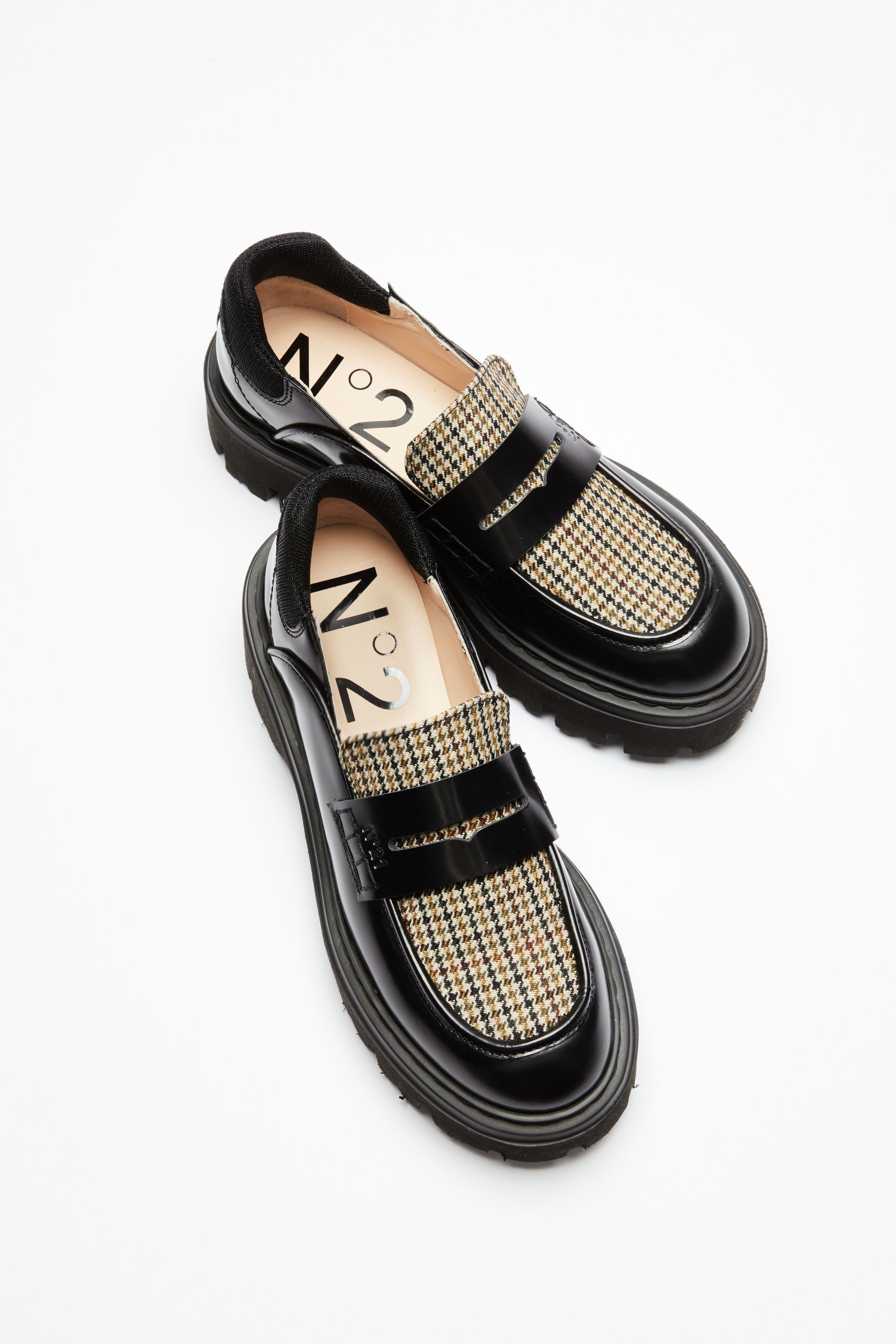 CHECKED LOAFERS - 4