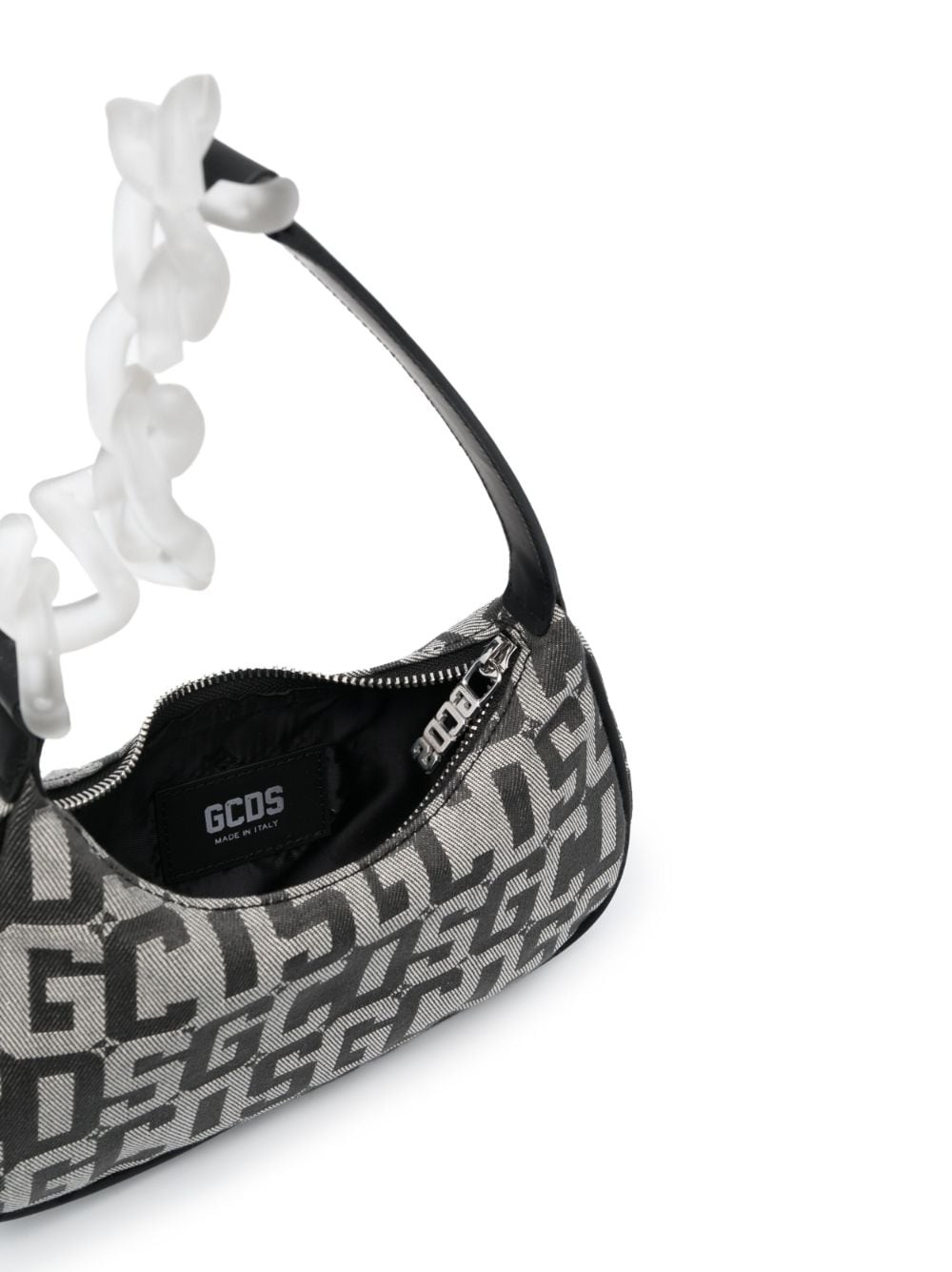 monogram chain-link shoulder bag - 5