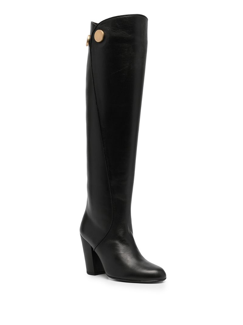 button detail over the knee boots - 2