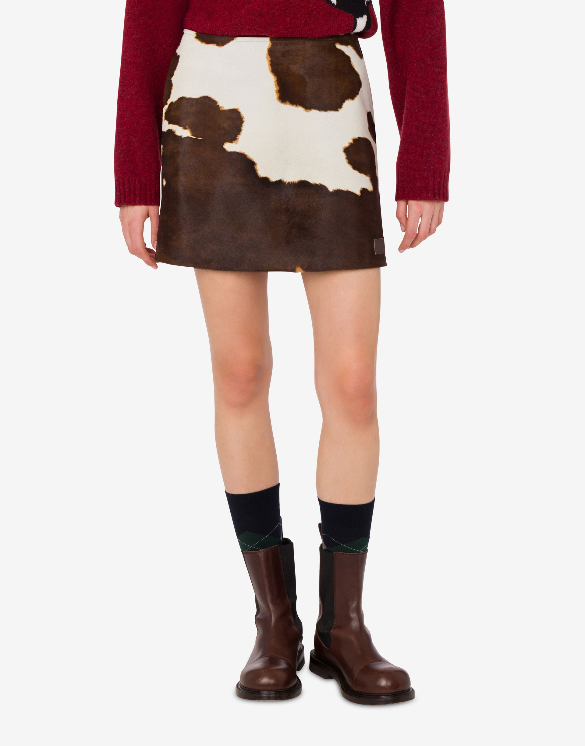 PONY SKIN MINISKIRT - 2