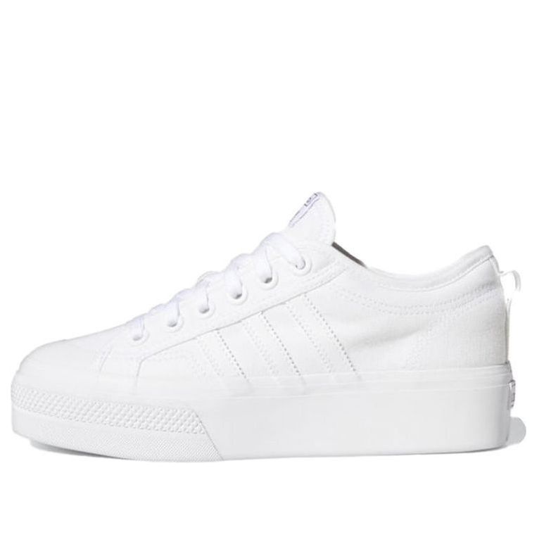 (WMNS) adidas Nizza Platform 'Triple White' FV5322 - 1