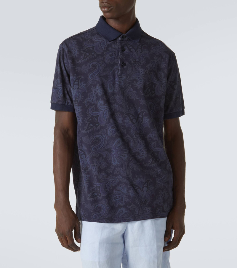Paisley cotton polo shirt 3