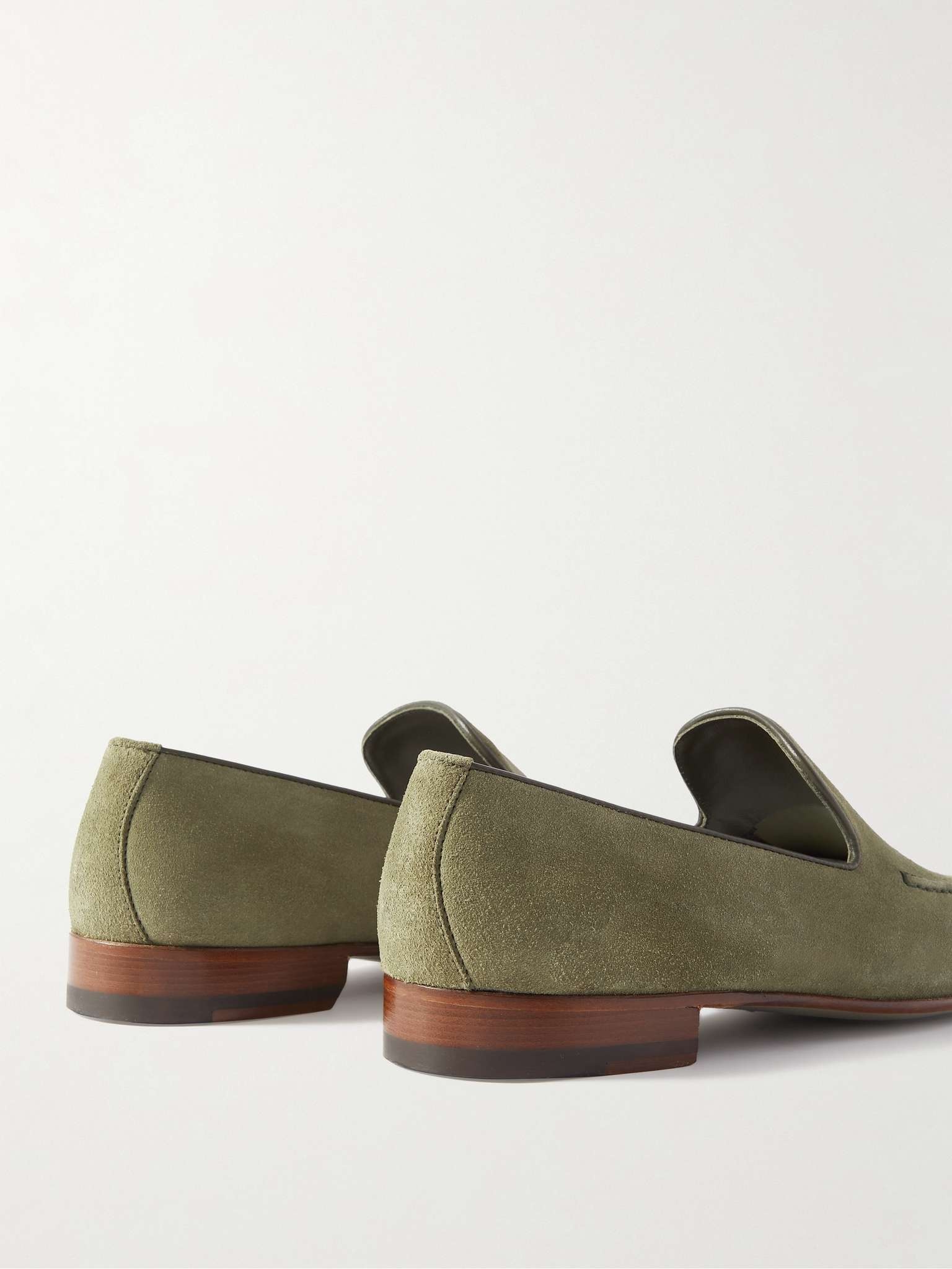 Truro Leather-Trimmed Suede Loafers - 5