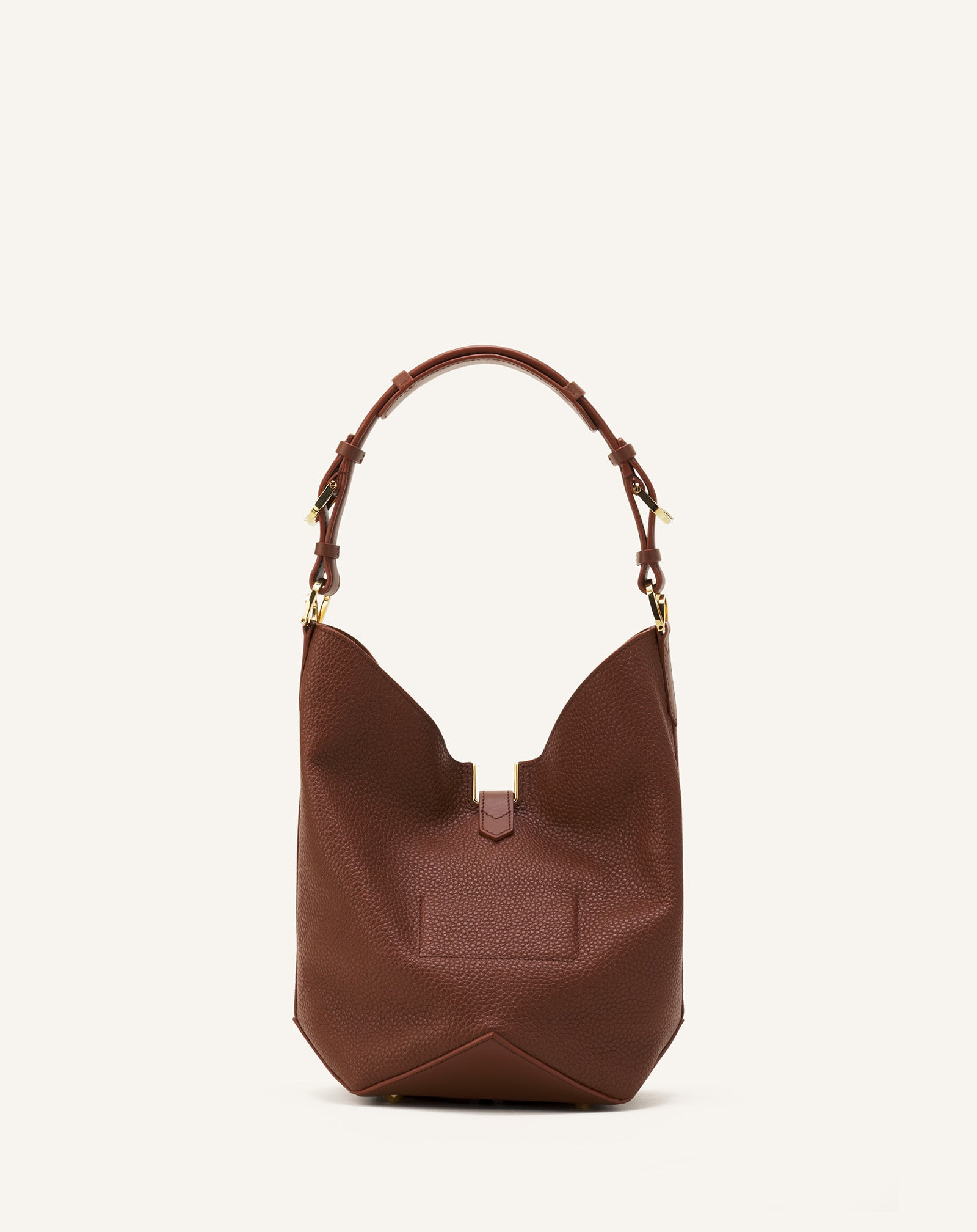 CATCH BY LANVIN MEDIUM LEATHER BUCKET BAG - 5
