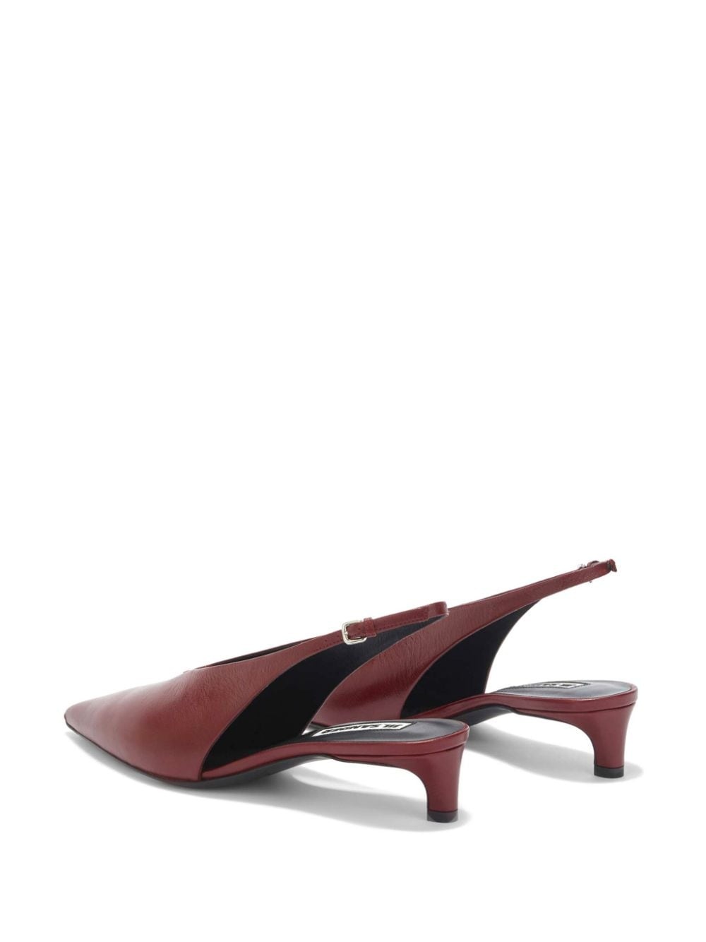 slingback leather pumps - 3