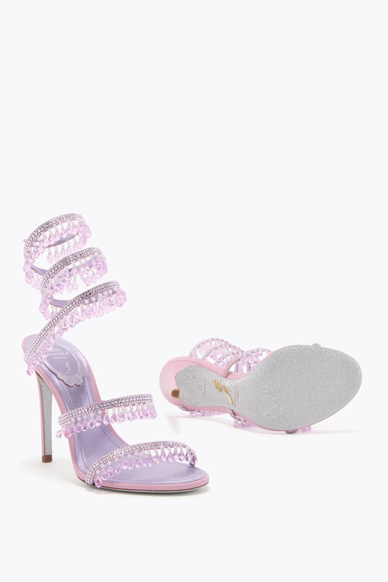 CHANDELIER METALLIC LILAC SANDAL 105 6
