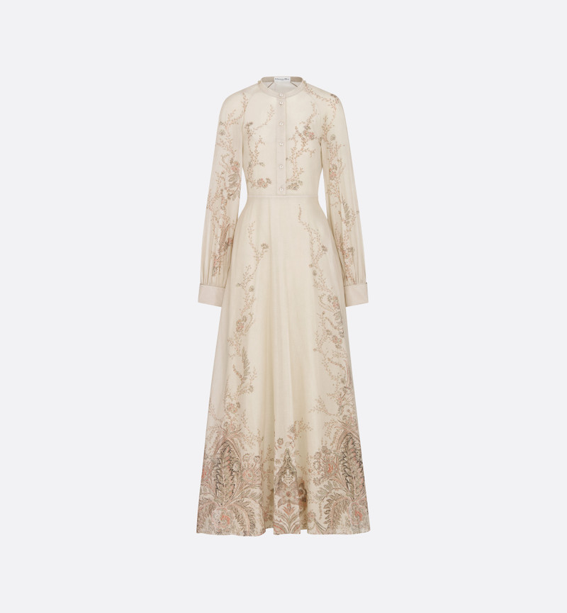 Long Dress with Removable Ruched Collar 3