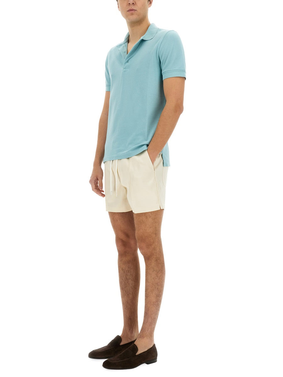 Tom Ford Men Piquet Polo - 4