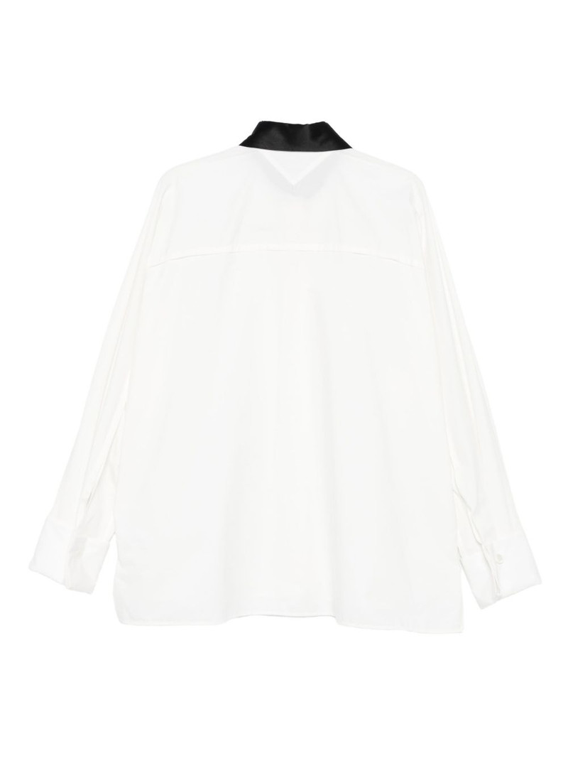 Lanvin contrasting-collar shirt outlook